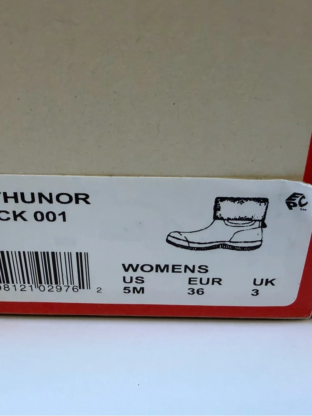 Hunter Women's Thunor Waterproof Rain Boots (Black) (Sz 5) NWB New